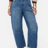 Rita Ora Acid Wash Barrel Jeans