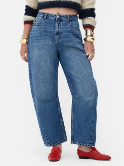 Rita Ora Acid Wash Barrel Jeans