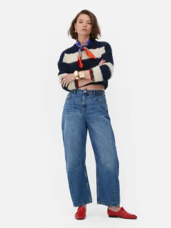 Rita Ora Acid Wash Barrel Jeans