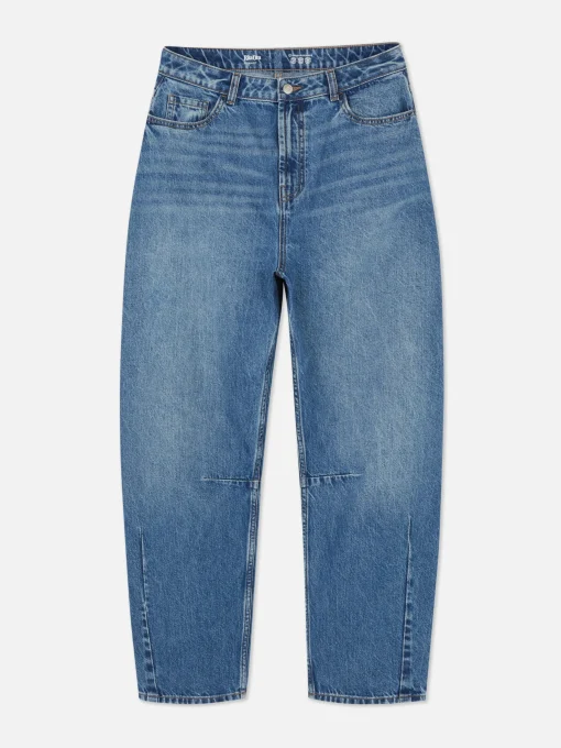 Rita Ora Acid Wash Barrel Jeans