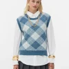 Rita Ora Argyle Knit Vest