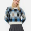 Rita Ora Brushed Check Pullover
