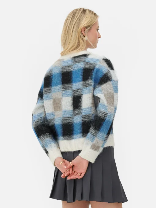 Rita Ora Brushed Check Pullover
