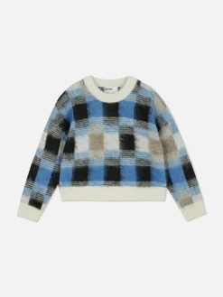 Rita Ora Brushed Check Pullover