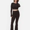Rita Ora Buttery Soft Long Sleeve Sports Crop Top