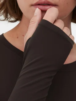 Rita Ora Buttery Soft Long Sleeve Sports Crop Top