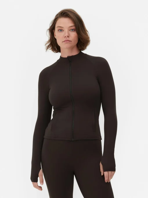 Rita Ora Buttery Soft Zip Sports Jacket