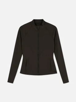 Rita Ora Buttery Soft Zip Sports Jacket