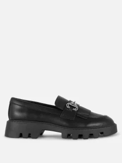 Rita Ora Chunky Kiltie Loafers