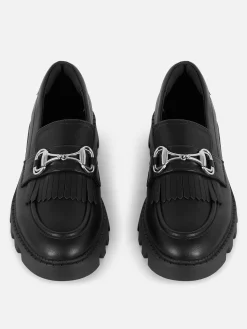 Rita Ora Chunky Kiltie Loafers