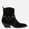 Rita Ora Faux Suede Studded Ankle Boots