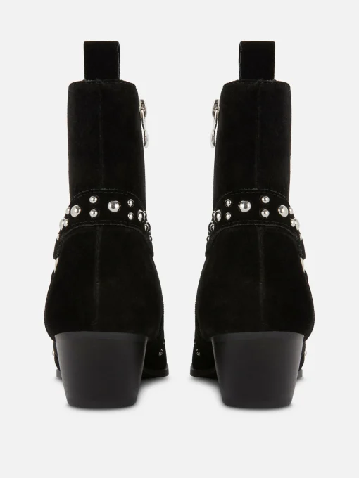 Rita Ora Faux Suede Studded Ankle Boots