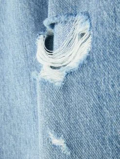 Rita Ora Ripped Dad Jeans