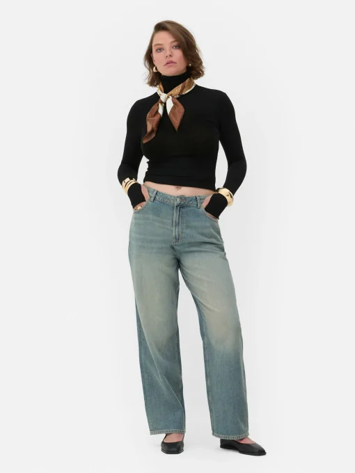 Rita Ora Roll Neck Long Sleeve Top