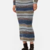 Rita Ora Space Dye Midi Skirt