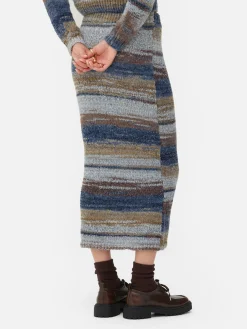 Rita Ora Space Dye Midi Skirt