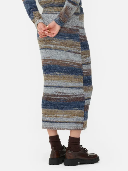Rita Ora Space Dye Midi Skirt