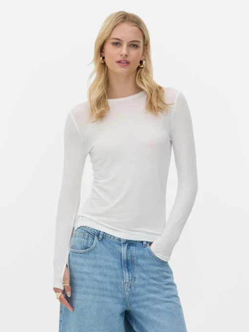 Rita Ora Stretch Long Sleeve T-Shirt