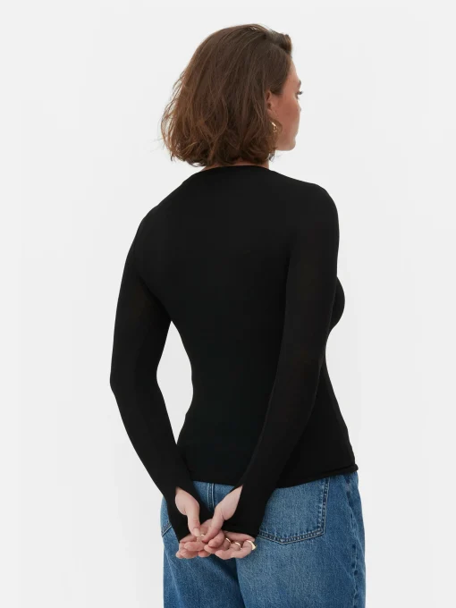 Rita Ora Stretch Long Sleeve T-Shirt