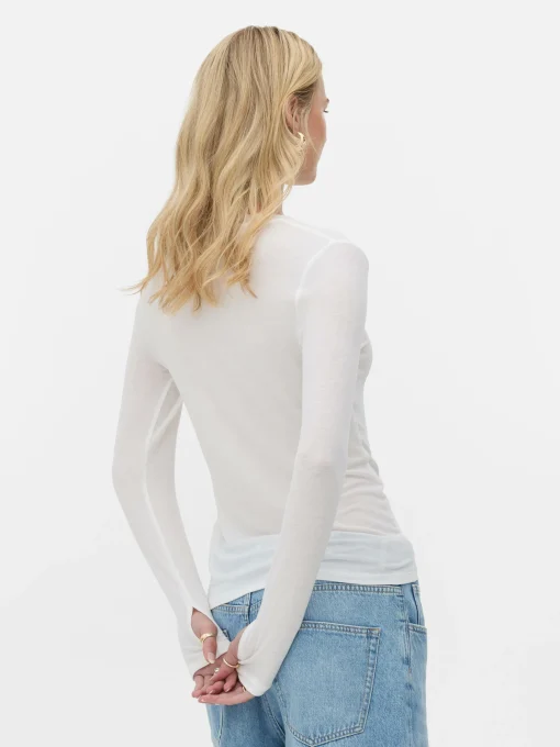 Rita Ora Stretch Long Sleeve T-Shirt