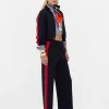 Rita Ora Zip-Up Funnel Neck Sweatshirt