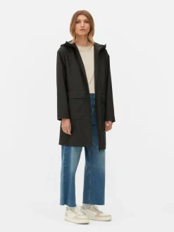 Rubberized Hooded Raincoat