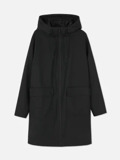 Rubberized Hooded Raincoat