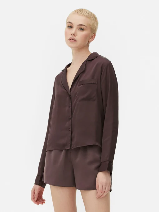 Satin Pajama Shirt