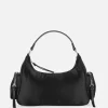 Satin Pocket Shoulder Bag