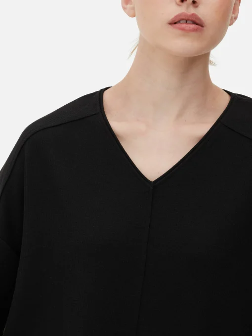 Seam Detail Long Sleeve Top