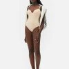 Seamless Cupped Shapewear Thong Bodysuit
