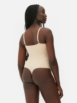 Seamless Cupped Shapewear Thong Bodysuit