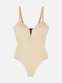 Seamless Cupped Shapewear Thong Bodysuit