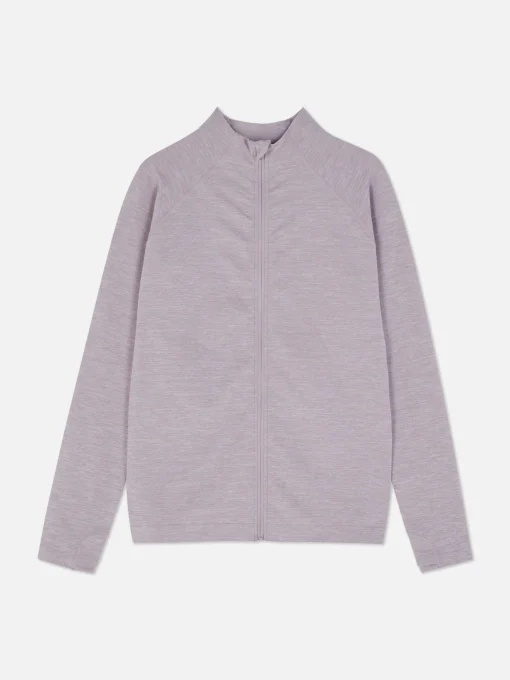 Seamless Zip Workout Jacket