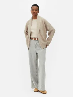 Shawl Button Wrap Cardigan