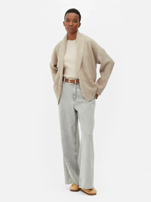 Shawl Button Wrap Cardigan