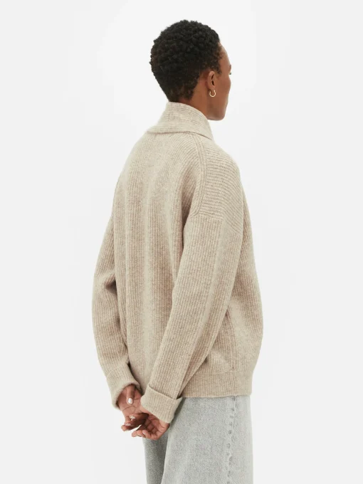 Shawl Button Wrap Cardigan