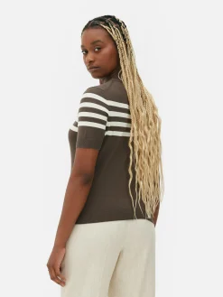 Short Sleeve Knit Top