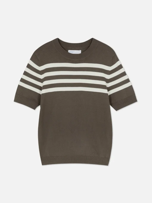 Short Sleeve Knit Top
