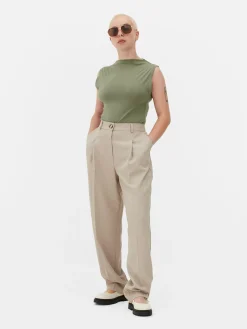 Sleeveless High Neck Bodysuit