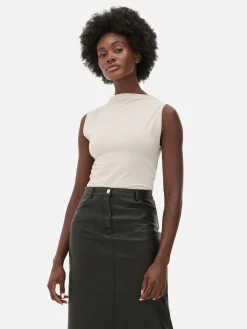 Sleeveless High Neck Bodysuit