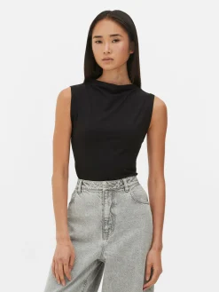 Sleeveless High Neck Bodysuit