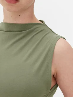 Sleeveless High Neck Bodysuit