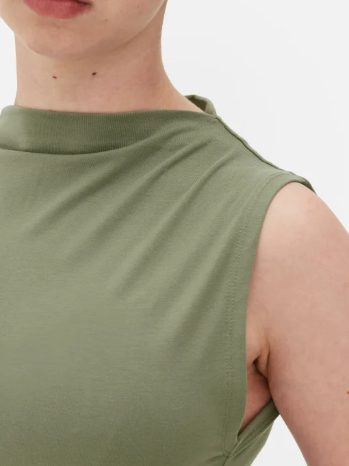 Sleeveless High Neck Bodysuit
