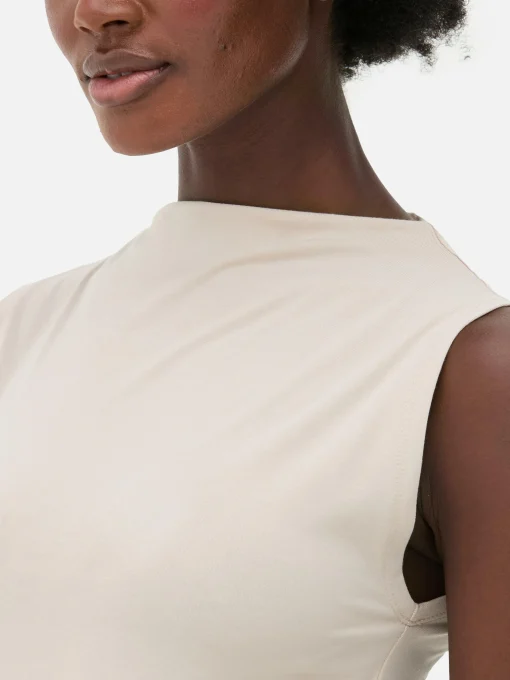 Sleeveless High Neck Bodysuit