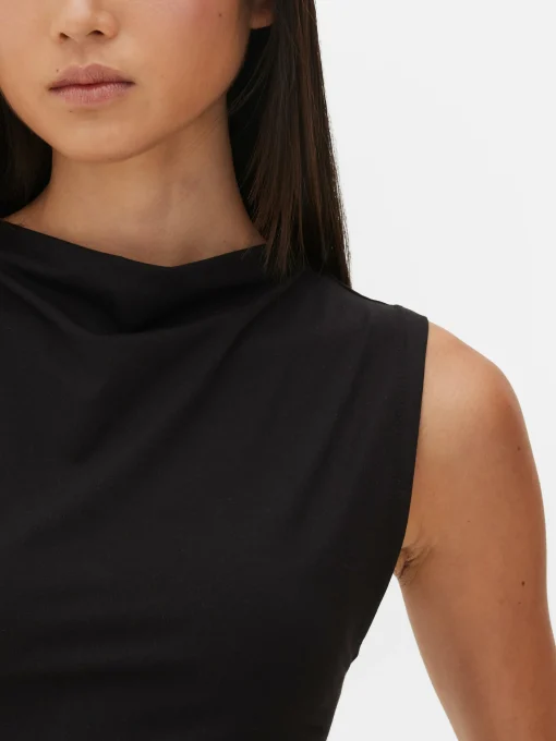 Sleeveless High Neck Bodysuit