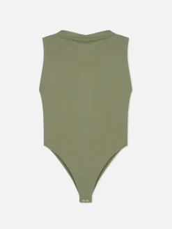Sleeveless High Neck Bodysuit