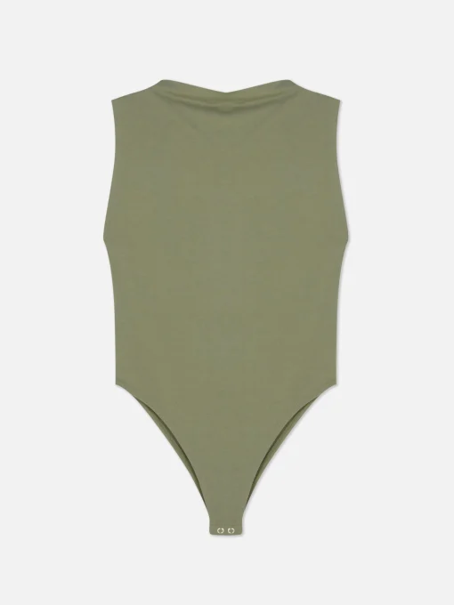 Sleeveless High Neck Bodysuit
