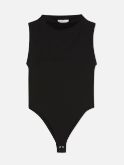 Sleeveless High Neck Bodysuit