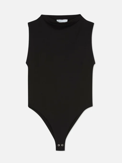 Sleeveless High Neck Bodysuit